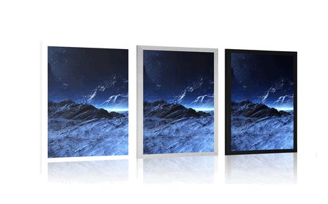 PLAKÁT NEZNÁMÁ PLANETA - VESMÍR A HVĚZDY - PLAKÁTY