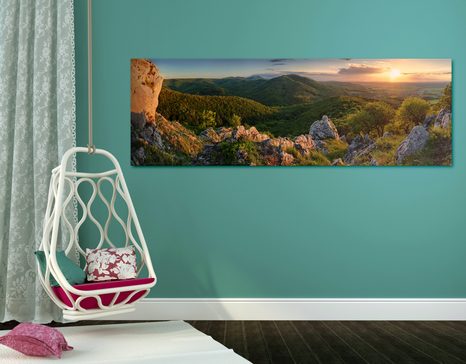 OBRAZ PŘÍRODA ZALITÁ SLUNCEM - OBRAZY PŘÍRODY A KRAJINY - OBRAZY