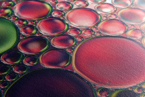 OBRAZ ABSTRAKCYJNE KROPLE OLEJU - OBRAZY ABSTRAKCYJNE - OBRAZY