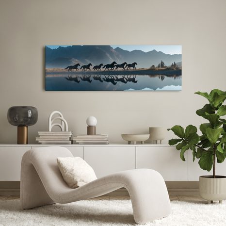 OBRAZ SVOBODA V HORÁCH - OBRAZY KONĚ - OBRAZY