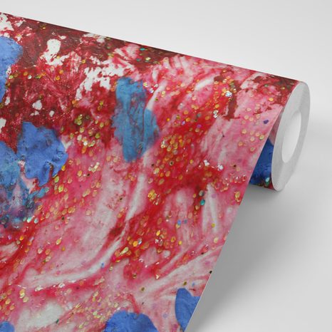 CARTA DA PARATI – ACQUERELLO IN STILE ASTRATTO - CARTA DA PARATI ASTRATTI - CARTA DA PARATI