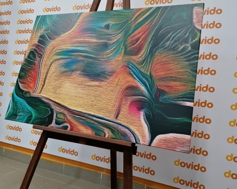 WANDBILD PSYCHEDELISCHE ABSTRAKTION - ABSTRAKTE BILDER - BILDER