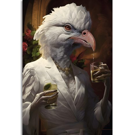 WANDBILDER TIERISCHE GANGSTER VOGELWEIBCHEN - WANDBILDER TIERISCHE GANGSTER - BILDER