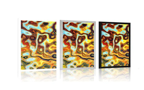 POSTER COLORFUL ABSTRACTION - ABSTRACT AND PATTERNED - POSTERS