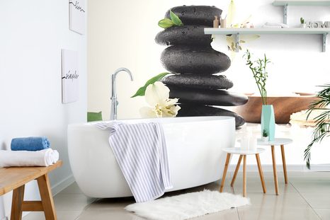 ΤΟΙΧΟΓΡΑΦΊΑ ΠΈΤΡΕΣ ΖΕΝ ΚΑΙ ΘΑΛΑΣΣΙΝΌ ΑΛΆΤΙ - ΤΑΠΕΤΣΑΡΊΕΣ ΦΕΝΓΚ ΣΟΎΙ - ΤΑΠΕΤΣΑΡΊΕΣ