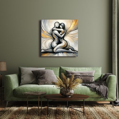 OBRAZ HARMONICKÉ SPOJENÍ DUŠÍ - OBRAZY LÁSKA - OBRAZY