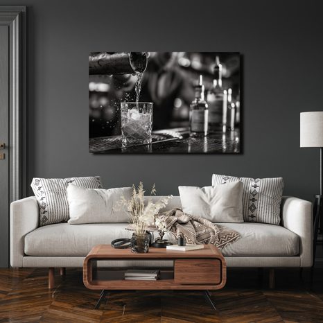 OBRAZ ELEGANCE NOČNÍHO BARU - OBRAZY JÍDLA A NÁPOJE - OBRAZY