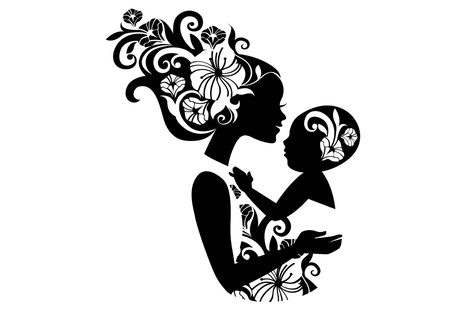 CARTA DA PARATI – TRA LE BRACCIA DELLA MADRE - CARTA DA PARATI PERSONE E CELEBRITÀ - CARTA DA PARATI