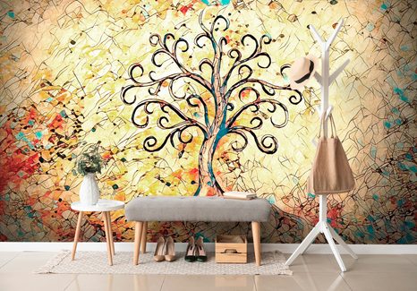 CARTA DA PARATI – SIMBOLO DELL'ALBERO DELLA VITA - CARTA DA PARATI - 🔥 SVENDITA TOTALE