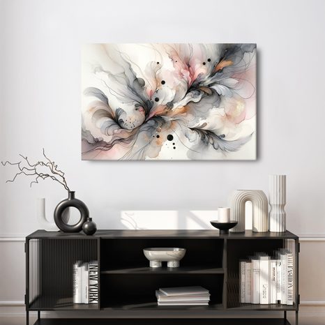 OBRAZ LEHKOST BAREVNÝCH VLN - OBRAZY ABSTRAKTNÍ TVARY - OBRAZY