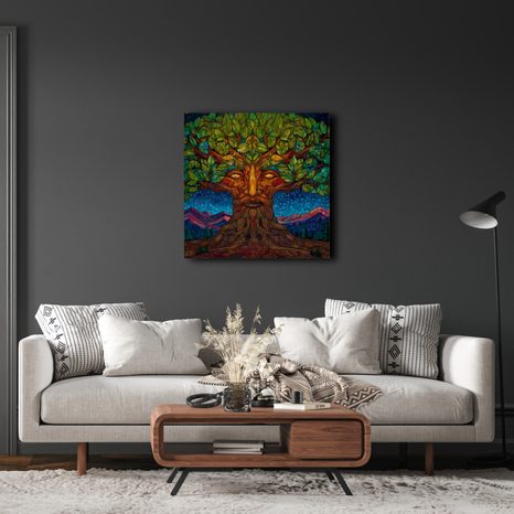 OBRAZ STROM ŽIVOTA POD HVĚZDAMI - OBRAZY STROMY ŽIVOTA - OBRAZY