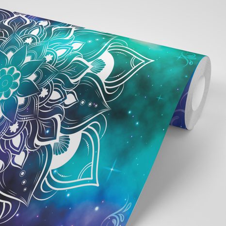 SAMOLEPÍCÍ TAPETA MODERNÍ MANDALA S ORIENTÁLNÍM VZOREM - SAMOLEPÍCÍ TAPETY - TAPETY