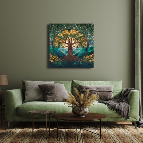 WANDBILD MAGISCHER BAUM DES LEBENS - BILDER BÄUME DES LEBENS - BILDER