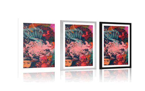 POSTER – FIORI ASTRATTI - ASTRATTO E MODELLATO - POSTER