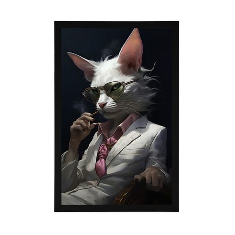 POSTER – GANGSTER ANIMALE GATTO - GANGSTER ANIMALI - POSTER