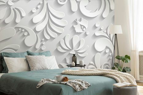 TAPETA KVĚTINY BUDOUCNOSTI - VZOROVANÉ TAPETY - TAPETY