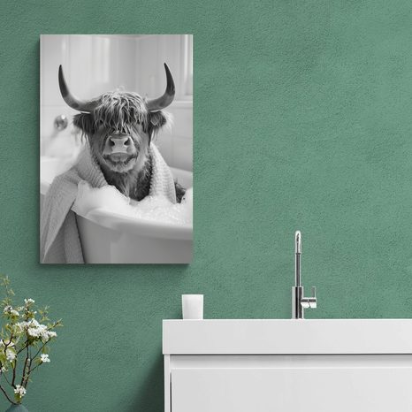 KÉP TEHÉN A FÜRDŐKÁDBAN - KÉPEK BIVALYOK ÉS TEHENEK - KÉPEK