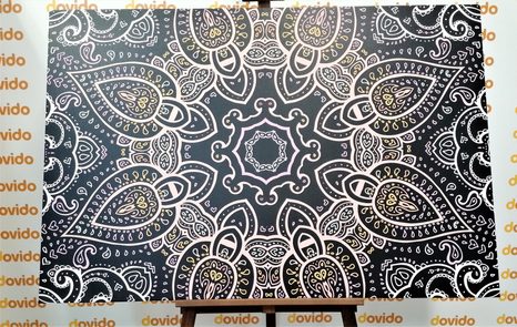 OBRAZ MANDALA S INDICKÝM MOTIVEM - OBRAZY FENG SHUI - OBRAZY