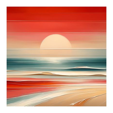 OBRAZ TEPLÝCH ODTIEŇOV MORA A OBLOHY - OBRAZY MORE A PLÁŽ - OBRAZY