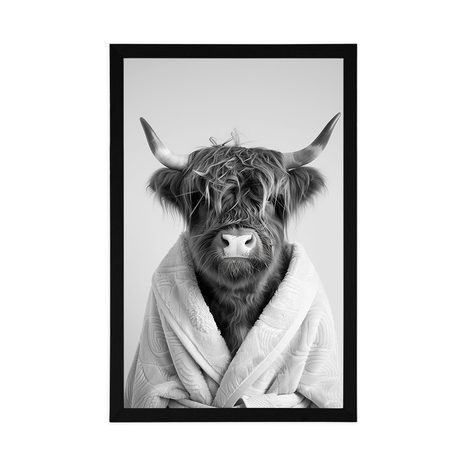 POSZTER TEHÉN KÖNTÖSBEN - BIVALYOK - POSZTEREK