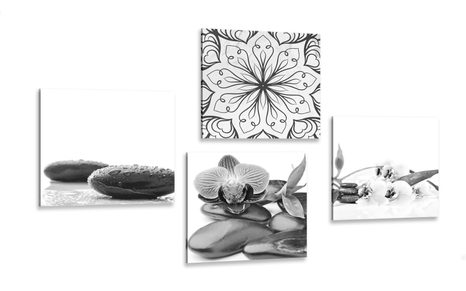 CANVAS PRINT SET THE SCENT OF PEACE FENG SHUI - SET OF PICTURES - PICTURES