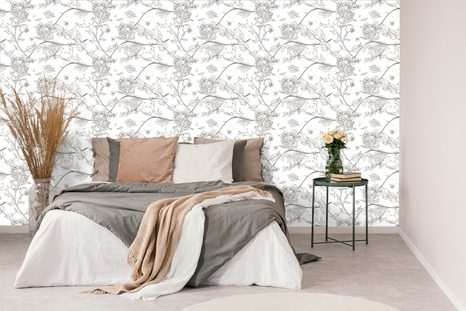 TAPETA VINTAGE ZÁTIŠÍ S PTÁČKY - VINTAGE A RETRO TAPETY - TAPETY