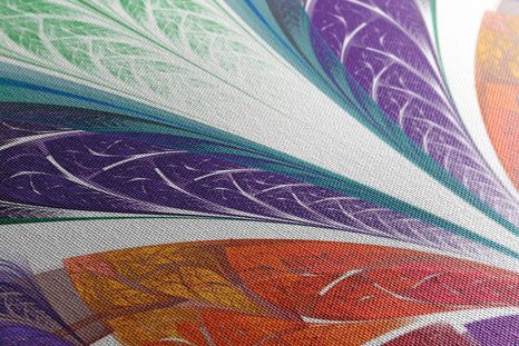 КАРТИНА НА ПЛАТНО – АБСТРАКЦИЯ НА ЦВЕТНО СТЪКЛО - АБСТРАКТНИ КАРТИНИ - КАРТИНИ