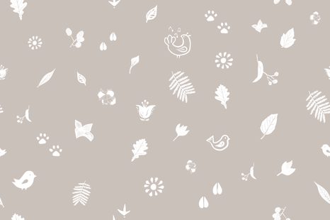 TAPETA LIDOVÝ MOTIV V HNĚDÉM PROVEDENÍ - VINTAGE A RETRO TAPETY - TAPETY