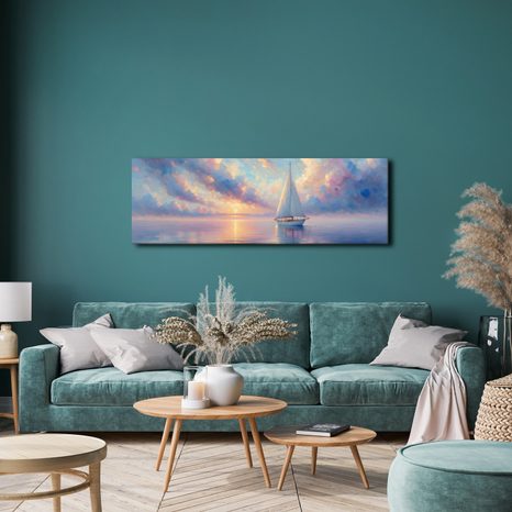 WANDBILD RUHIGE OZEANFAHRT - BILDER MEER UND STRAND - BILDER