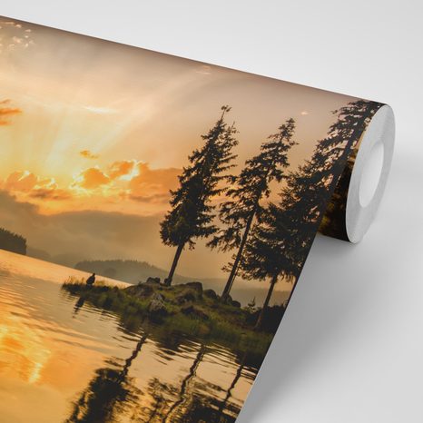 SELBSTKLEBENDE FOTOTAPETE SPIEGELUNG IM BERGSEE - TAPETEN - 🔥 TOTALAUSVERKAUF