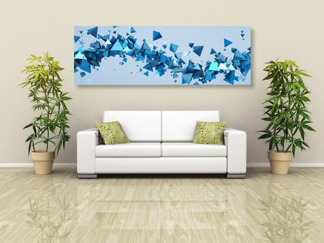 SLIKA LETEČI VZORCI - ABSTRAKTNE SLIKE - SLIKE