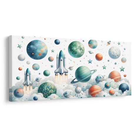 OBRAZ START RAKET DO VESMÍRU - CHILDREN'S SPACE PICTURES - PICTURES