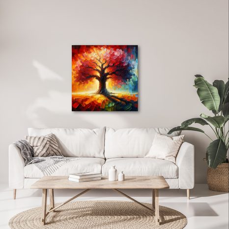 OBRAZ STROM ŽIVOTA V OHNIVÉM SVĚTLE - OBRAZY STROMY ŽIVOTA - OBRAZY