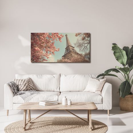 OBRAZ JARNÍ PAŘÍŽ S EIFFELOVKOU - OBRAZY PAŘÍŽ - OBRAZY