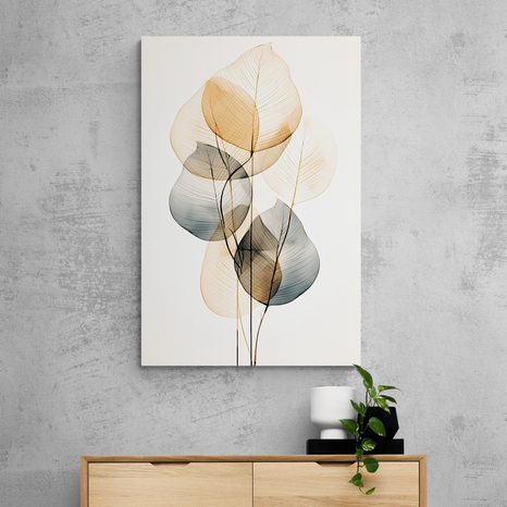 OBRAZ ABSTRAKTNÍ LISTY NO2 - OBRAZY - TOTÁLNÍ VÝPRODEJ 🔥