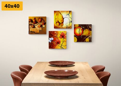 SET OBRAZŮ V ETNO STYLU - SESTAVY OBRAZŮ - OBRAZY