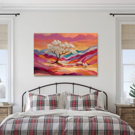 OBRAZ PODZIMNÍ KRAJINA A STROM ŽIVOTA - OBRAZY STROMY ŽIVOTA - OBRAZY