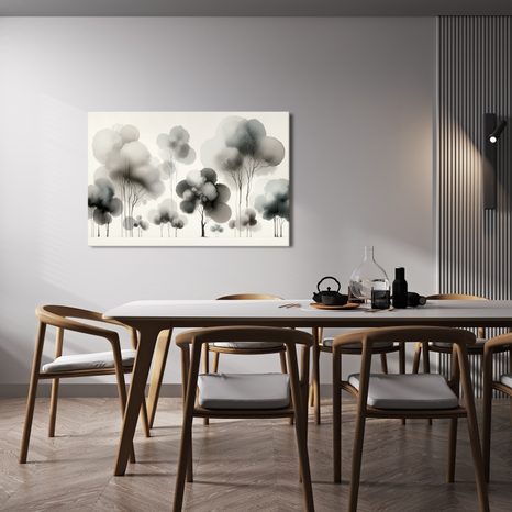 OBRAZ JEMNÝ STROM ŽIVOTA V MLZE - OBRAZY STROMY ŽIVOTA - OBRAZY