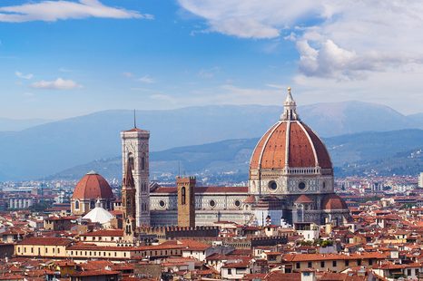 SELBSTKLEBENDE FOTOTAPETE GOTISCHE KATHEDRALE IN FLORENZ - SELBSTKLEBENDE TAPETEN - TAPETEN