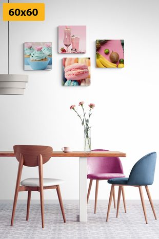 SET OBRAZŮ PRO MILOVNÍKY SLADKÉHO - SESTAVY OBRAZŮ - OBRAZY