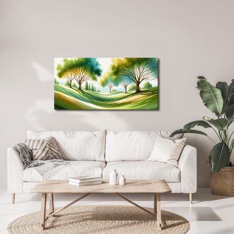 OBRAZ SLUNEČNÍ SVIT V PARKU - OBRAZY STROMY ŽIVOTA - OBRAZY