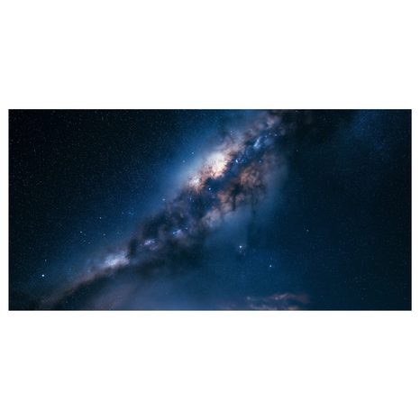 CANVASTAVLA VINTERGATANS KOSMISKA SKEN - TAVLOR MED GALAXER - TAVLOR