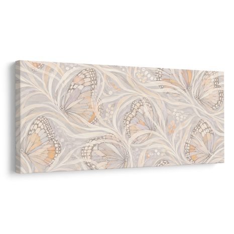 TABLEAU SUR TOILE – AILES DE PAPILLON ÉTHÉRÉES EN DANSE - TABLEAUX PAPILLONS - TABLEAUX