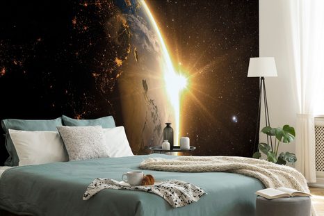 FOTOTAPETA ODSEV ZEMLJE - TAPETE VESOLJE IN ZVEZDE - TAPETE