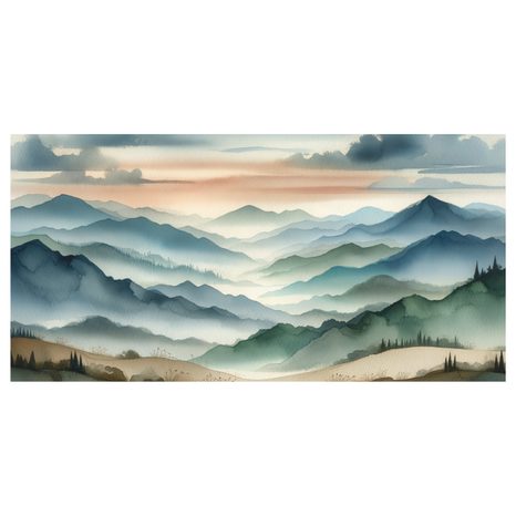 OBRAZ KRAJINA NEKONEČNÝCH VRCHOLKŮ - OBRAZY HORY - OBRAZY