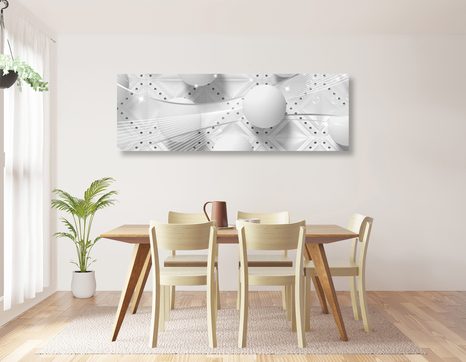 SLIKA LUKSUZ V ČRNOBELI IZVEDBI - ČRNOBELE SLIKE - SLIKE