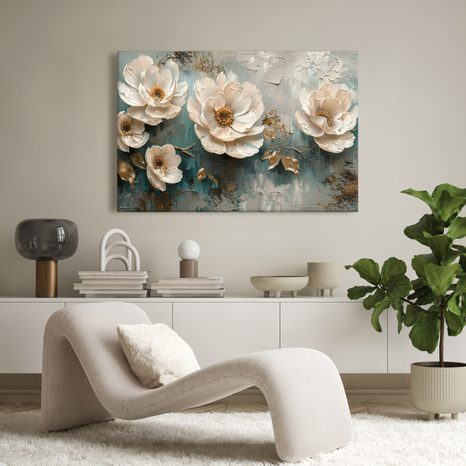 OBRAZ KVĚTINOVÁ ELEGANCE - OBRAZY KVĚTŮ - OBRAZY