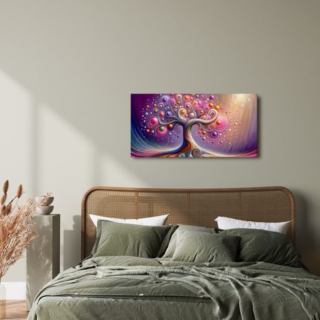 OBRAZ BAREVNÝ STROM ŽIVOTA VE VÍRU - OBRAZY STROMY ŽIVOTA - OBRAZY