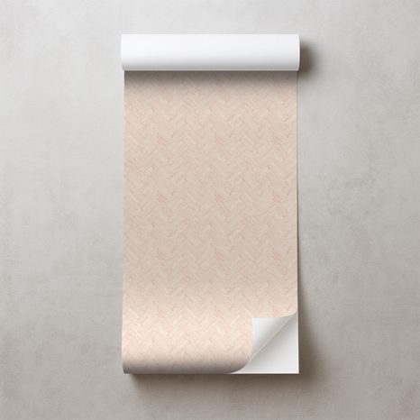 SAMOLEPÍCÍ TAPETA ELEGANTNÍ BÉŽOVÁ TEXTURA KOŠÍKOVÉ VAZBY - VZOROVANÉ TAPETY - TAPETY