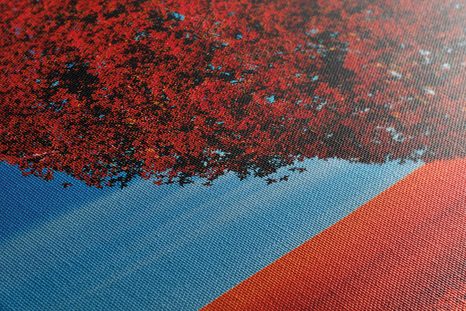 TABLEAU SUR TOILE – ARBRE MAGNIFIQUE EN FORME DE CŒUR - TABLEAUX D'AMOUR - TABLEAUX